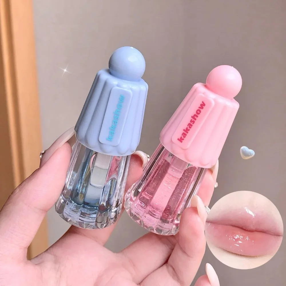 Olejek do ust powiększający objętość, nawilżający błyszczyk do ust o efekcie szkła, nieklejący się, nawilża, duży aplikator, tint do ust, powiększający usta, naturalny primer do pielęgnacji ust, podkład pod makijaż.