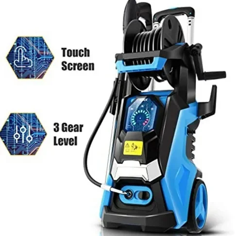 High pressure washer, household, car washer, digital display washer, pump high pressure gun
