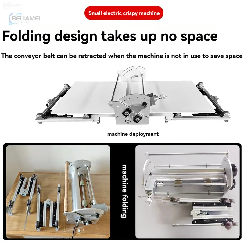 Electric Pastry Machine Electric Puff Pastry Machine, Desktop Folding Puff Pastry Machine