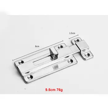 1 ks nerezové ocelové oboustranné dveřní závory posuvný zámek závora bezpečnostní hardware 8 nejlepší prodej zámek závory hlavně - №1