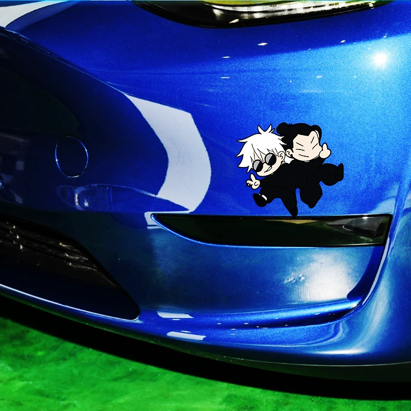 Anime car decal fuel tank cap motorcycle helmet surfboard body trunk lid window vinyl car sticker