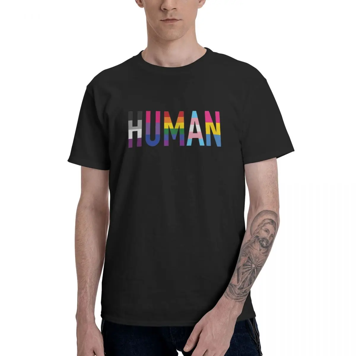 Fashion Human Various Queer Flags T-shirt High Quality Printed 100% Cotton European Size XS-5XL Tee Shirts