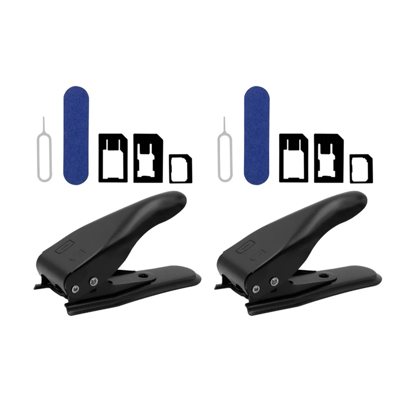 

A19F-2 Sets Of Dual-Purpose Mobile Phone SIM Card Cutter, Mobile Phone Card Cutter Are Suitable For Smart Phones