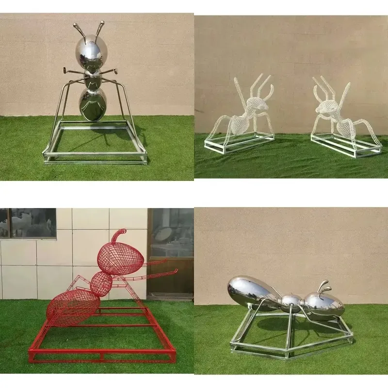 Large Abstract Art Sculpture Stainless Steel Painted Floor to Ceiling Decorative Statue for Hotel Sales Office Entrance