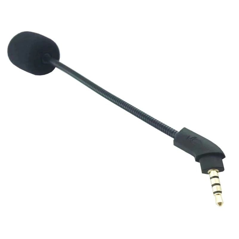 Replacement Game Mics Microphone Boom 3.5mm for HyperX Cloud Revolver S Microphone PC Gaming Headsets Mic Boom Accessory