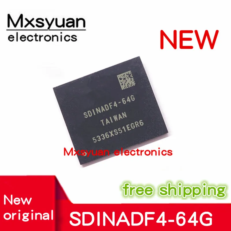 2PCS~10PCS/LOT SDINADF4-64G 64G FBGA-153  eMMC New original In stock