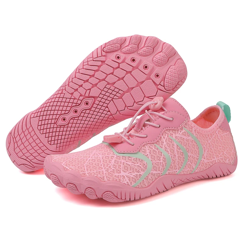 Water Shoes For Women Five-Finger Sneakers Qiuck-Dry Aqua Shoes For Men Outdoor Beach Swimming Wading Breathable Big Size