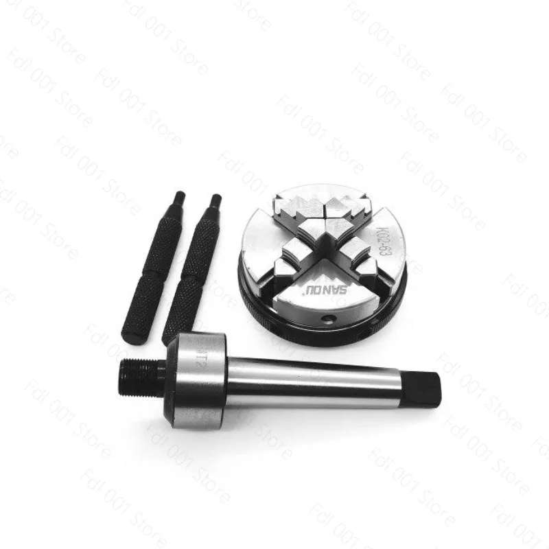 Rotary chuck shank movable rotary connecting rod lathe milling chuck woodworking chuck with shaft