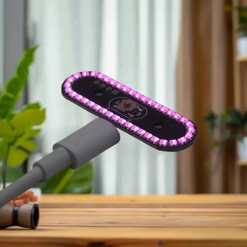 

Совместимая 1 шт. светодиодная лампа USB-C с мигающими градиентными и вращающимися лампами, задние фонари с потоком реальности для дронов