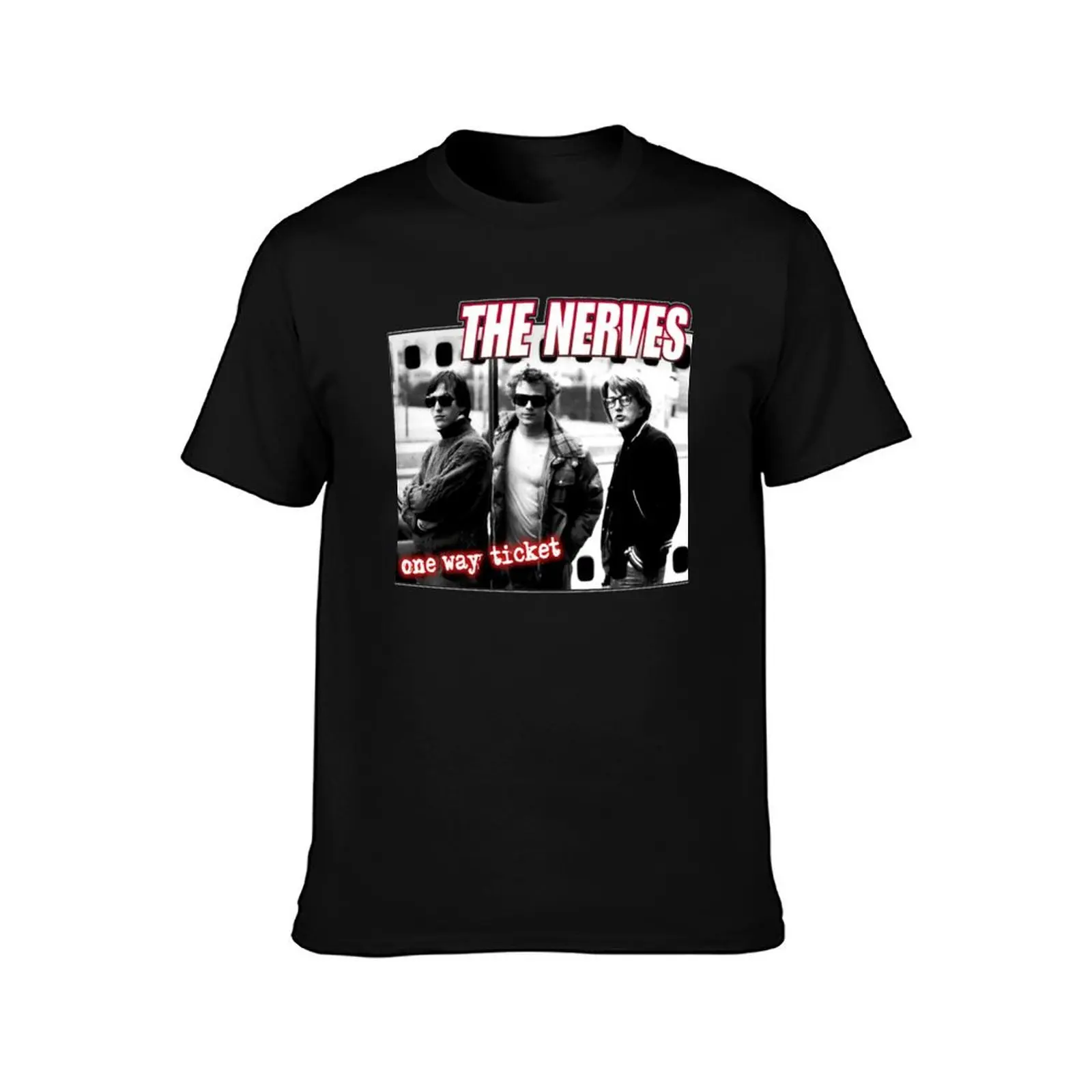 The Nerves One Way Ticket T-Shirt No Iron Casual Short Sleeve Top