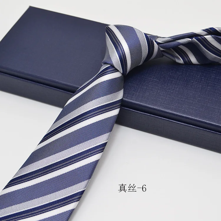 Spot silk tie, mulberry silk, men's personalized formal attire, 8cm business tie, direct sales