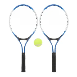 1 Set Mini Alloy Tennis Racket Parent-Child Sports Game Toys Playing Game Plaything Sports Supplies for Children Teenagers
