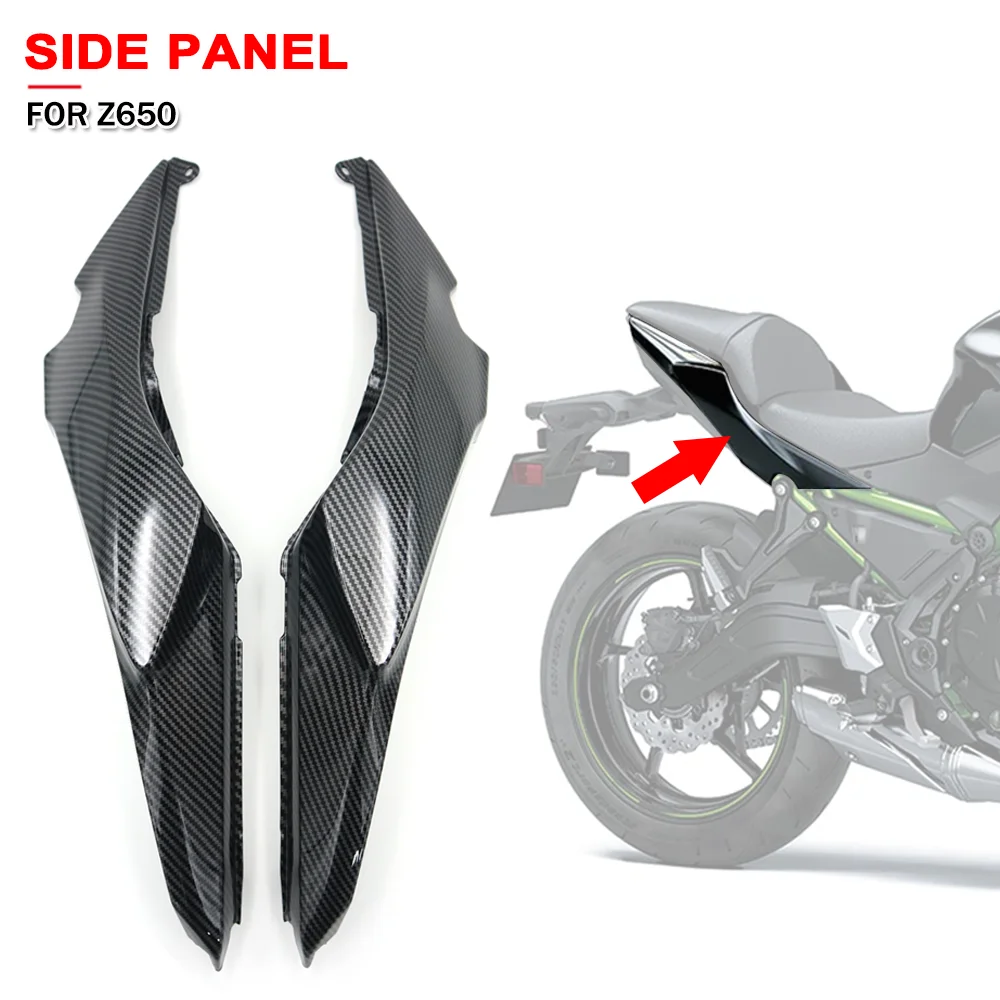 

For Kawasaki Z650 Z 650 2021-2023 2024 For Ninja 650 2017-2024 Rear Passenger Seat Side Panel Frame Cover Tail Fairing Guard