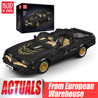 Mould King 10029 Technical Car Toys The MOC Firebird Building Block Assembly Vintage Car Model Brick Set Kids Christmas Gift