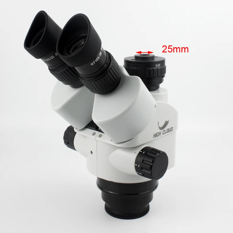 Big Table Zoom Industrial Trinocular Stereo Microscope 3.5x-90x Magnification HDMI Digital USB Video Camera Industry Microscopio