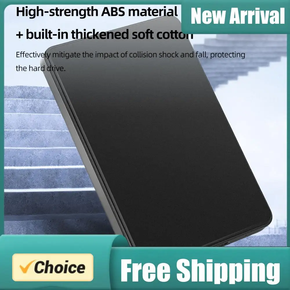 Type-C USB3.1 SATA Hard Drive Enclosure Transfer Speed 6Gbps Mobile HDD Box 6TB Plug and Play for Windows/ Os /Linux System