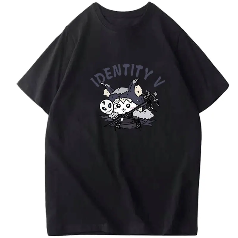 Official Licensed Chiikawa Identity V Gardener Emma Woods Cartoon T-shirt Unisex Cotton Loose Casual Short Sleeve Tee