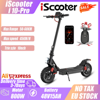 iScooter i10-PRO Electric Scooter 800W motor 48V15AH Battery Foldable E-scooter 10 Inch Tire Adult Commute All-Terrain Scooter