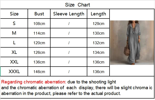 2026 New Spring Summer Long Dress Elegant Striped Ruffled Loose High-Waisted V-Neck Fashion Casual Dress Large Size Beach Robe