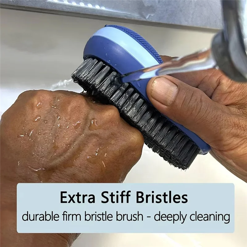 GTBL Heavy Duty Nail Brush Dual-Sided Fingernail Scrub Brush With Stiff Bristles For Effective Cleaning Mechanical Scrubber