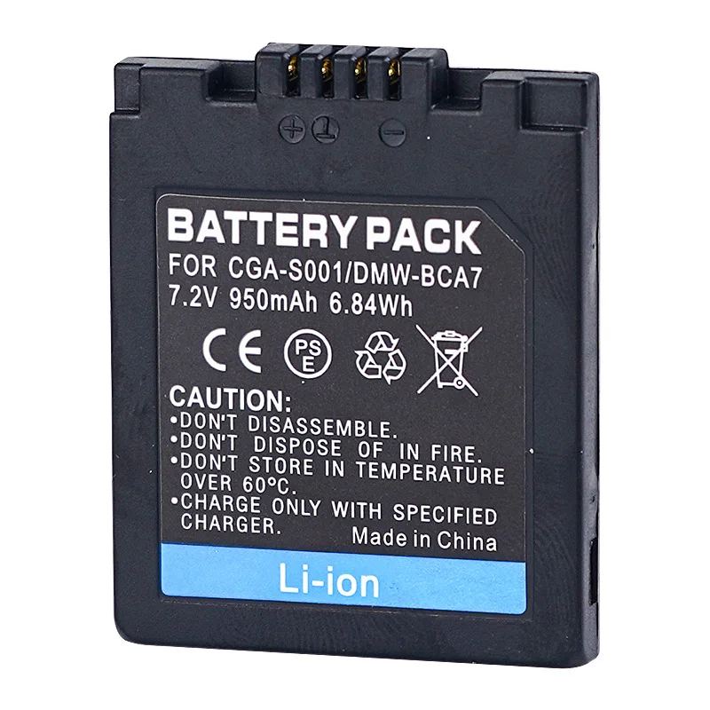 7.2V 950Mah CGA-S00…