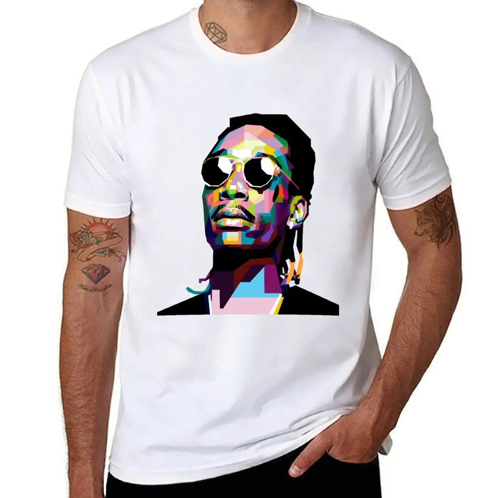 

Wiz Khalifa T-Shirt funny t shirts man man t shirt cotton high quality T-Shirt