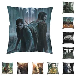 The Last Of Us Cushion Cover 40x40cm Horror Video Game Velvet Cute Pillows Case for Car Sofa 3D Printing Decorative Pillows