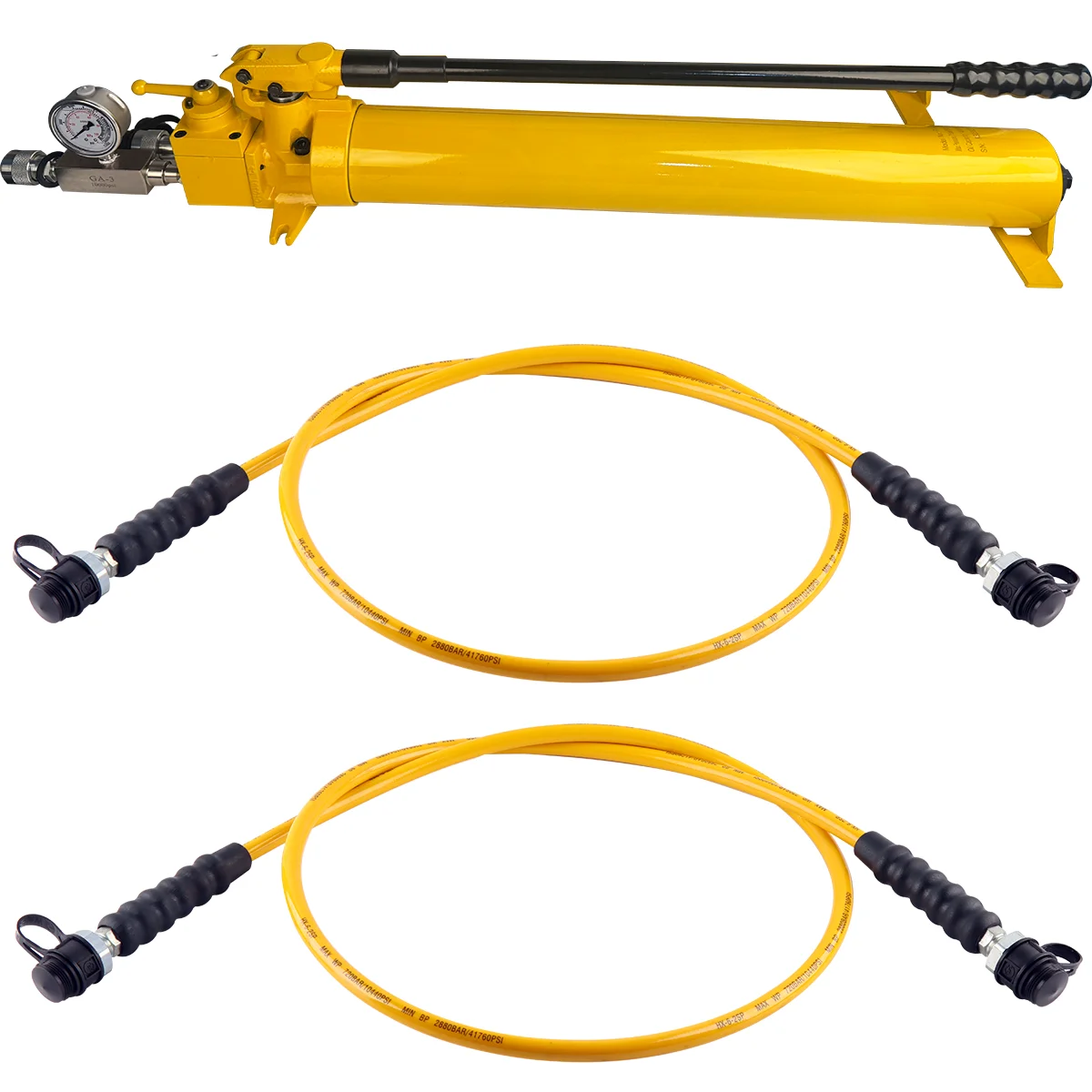 Complete Set P-841, 4080ml Oil, Double-acting Two Speed Hydraulic Hand Pump Manual Pump