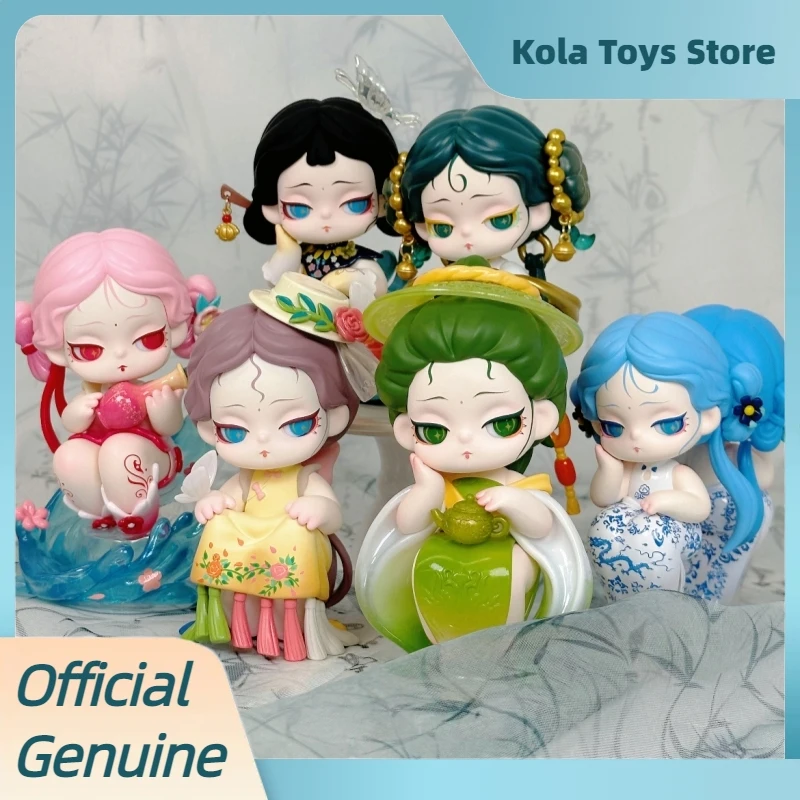 

Подлинная серия Shyi When Will You Return, слепая коробка, коллекция в китайском стиле, украшения, фигурка, игрушки, загадочная коробка, модель куклы, подарок