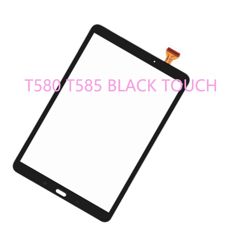 For Samsung Galaxy Tab A 10.1 2016 T580 T585 SM-T580 SM-T585 Touch Screen Digitizer Sensor Panel Front Glass Tablet Replacement