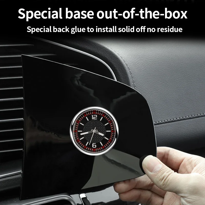 Car Clock for Mercedes gle w167 c167 gls x167 gle c167 coupeInternal  carbon benz gls x167 300d gle350 450 500e amg accessories