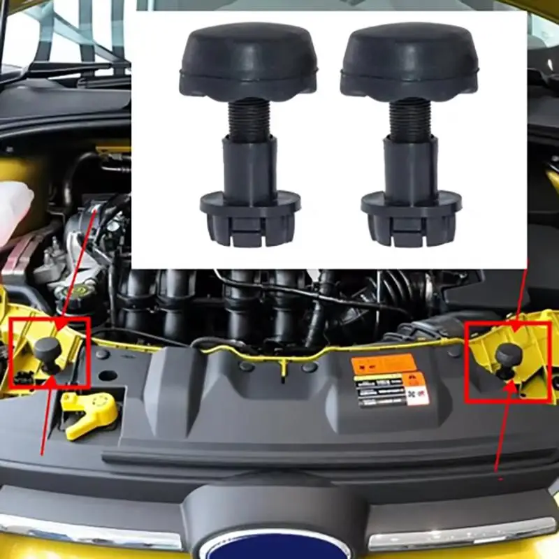 CV6Z16758A Car Hood Adjustment Buffer Rubber Bumper Stopper Replacement for  Focus Easy Install Dustproof Shockproof Design