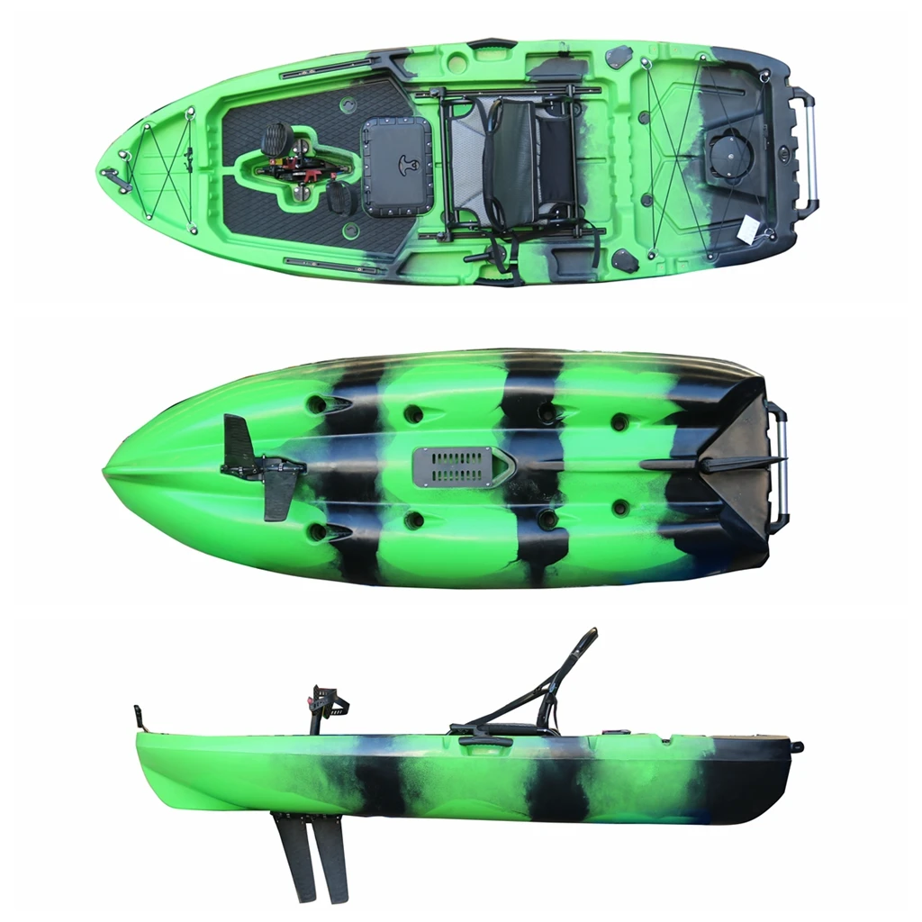 

Vicking Single Person HDPE Hull Material Pedal Drive Kayak Hot Selling PE CE Plastic Rowing Boat for Lakes Rivers 2 Year