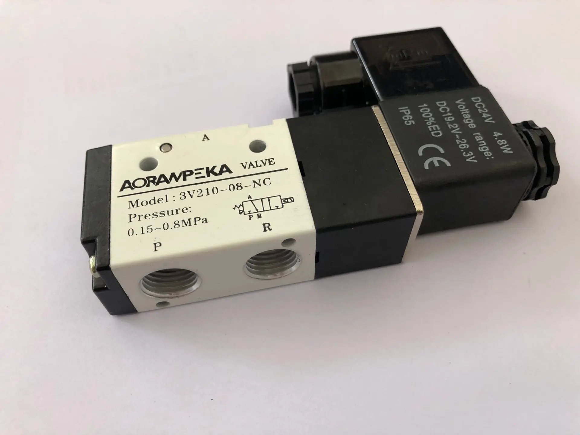 3 Way 2 Position Airtac Electric Solenoid Valve 3V210-08 1/4\