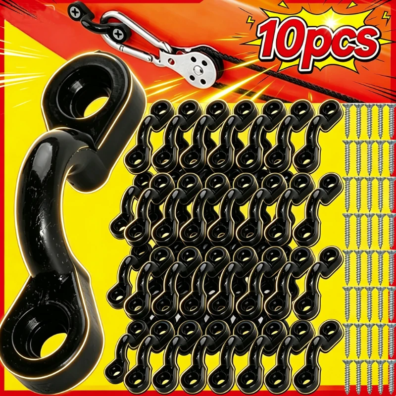 Kayak Fixed Eye Kit Water Sports Surf Deck Rigging Kit Elastic Rope Accessories Inflatable Boat Fishing Boating Tools 1-10pcs