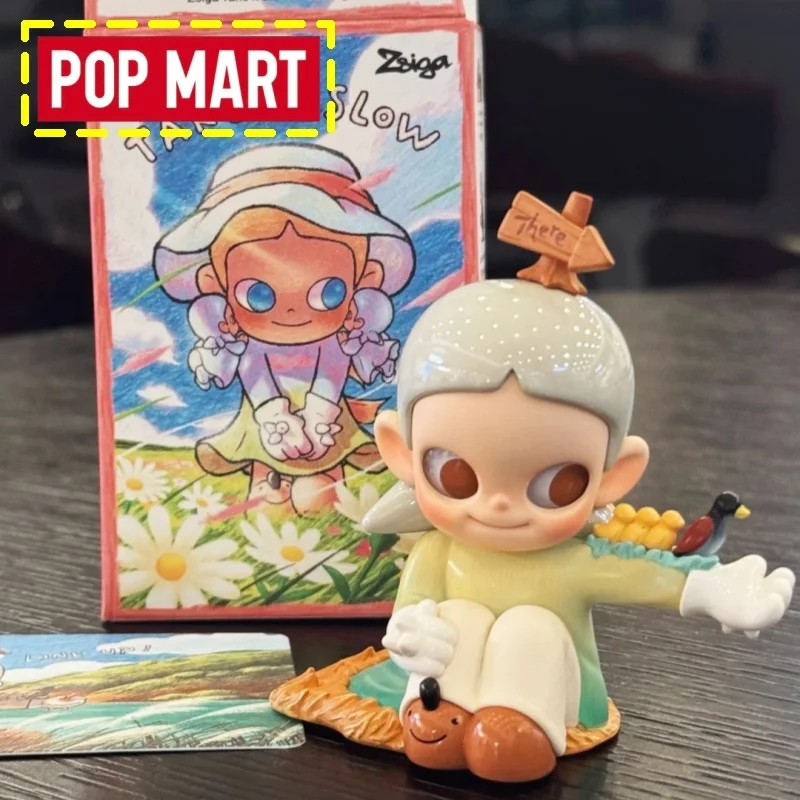 

Genuine Pop Mart Zsiga Take It Slow Series Blind Box Collectible Figures Girl Anime Toy Birthday Gift