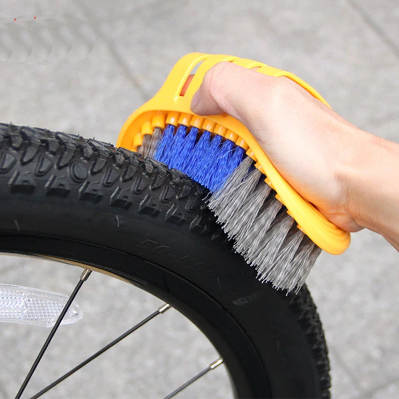 6pcs Motorcycle Chain Sprocket Cleaner Portable Cycling Cleaning Kit Bicycle Scrubber Brushes Bike Wash Tool For Mountain Road