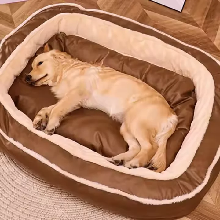 

Dog Bed with Removable and Washable Cover Warm Deep Sleeping