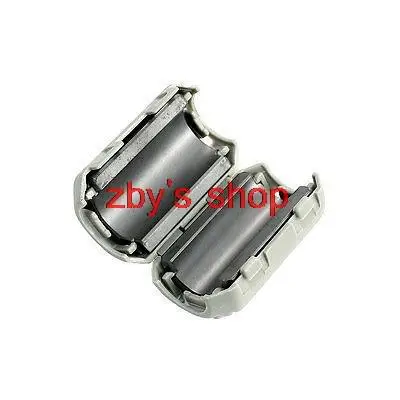 10pcs 13mm ID Gray Cylindrical Noise Reduce Ferrite Core Filter for 10-13mm Dia Cable