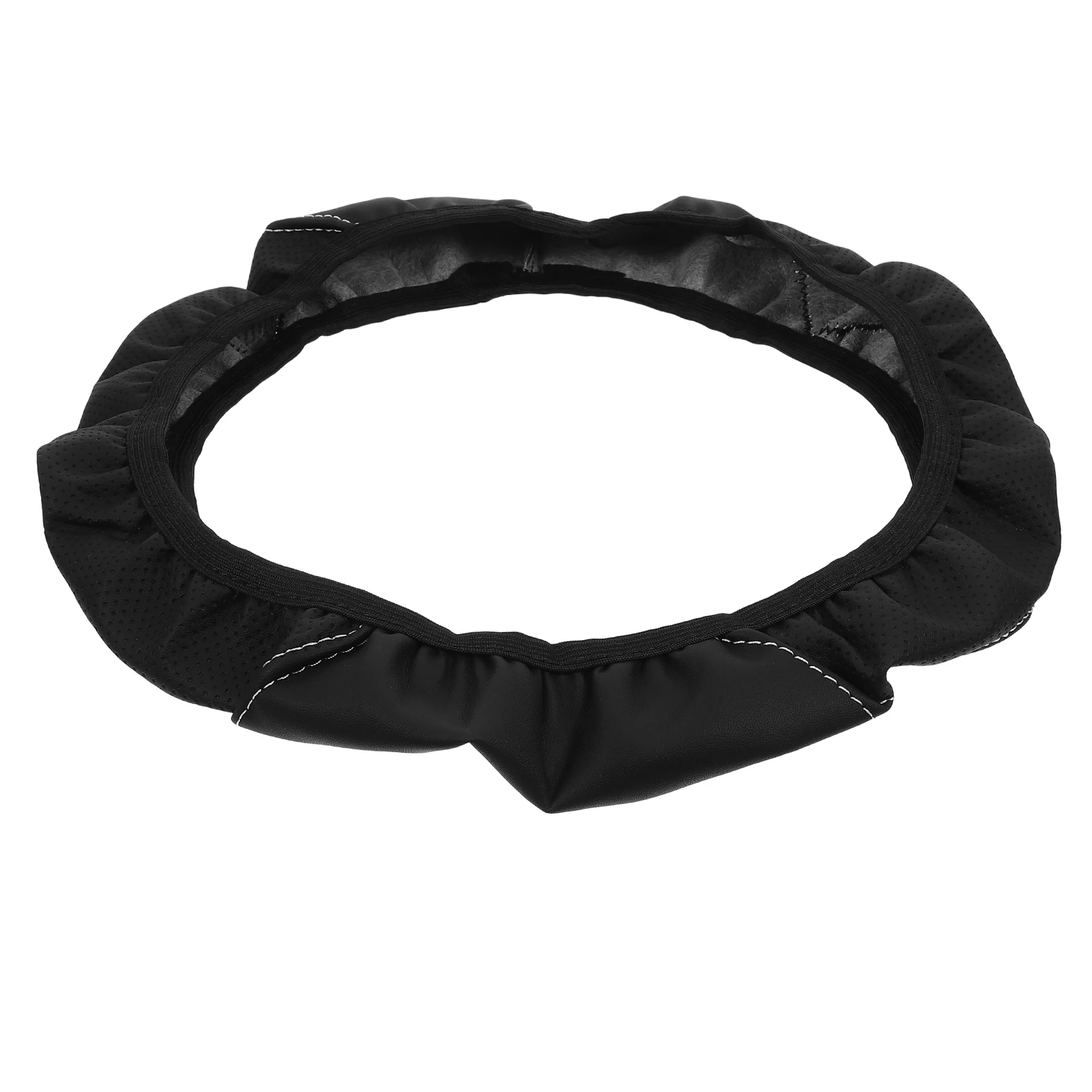 

Soft Decorative Steering Wheel Cover Non-Skid Car Vehicle Accessory Fit All Sizes Men Style Anti-Slip Auto Wheel Cover