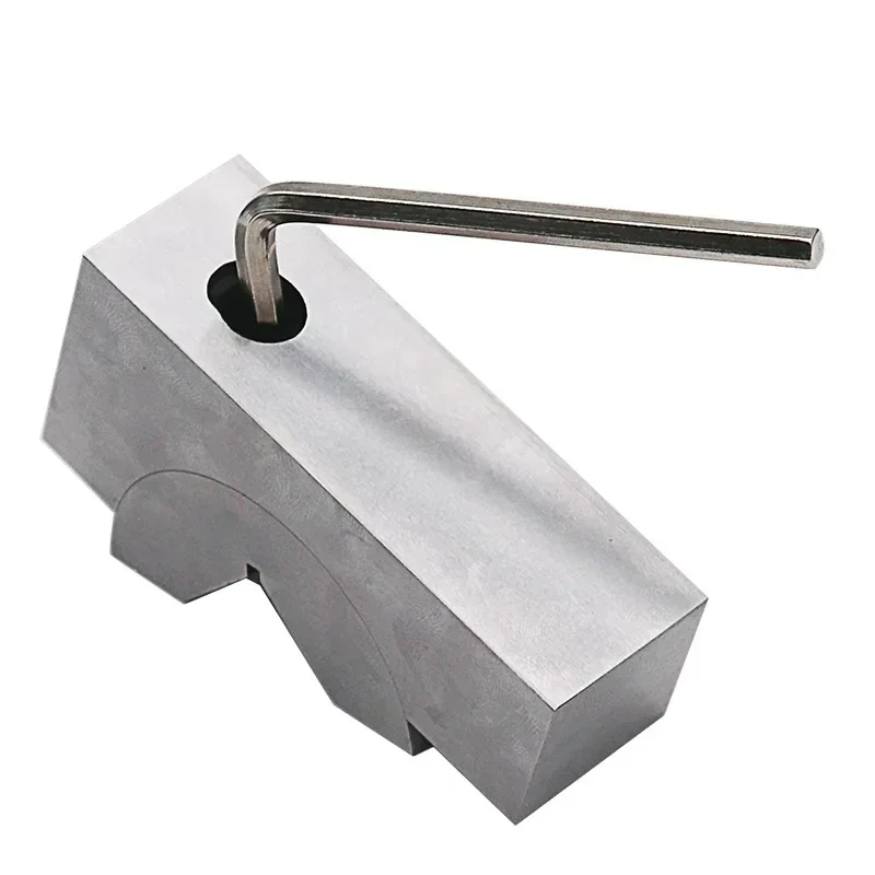 AP25 Milling Precision  90Celsius  Adjustable Angle V Block 0-60Celsius Vice Grip Hold Clamp CNC Milling Machine For  Measuring