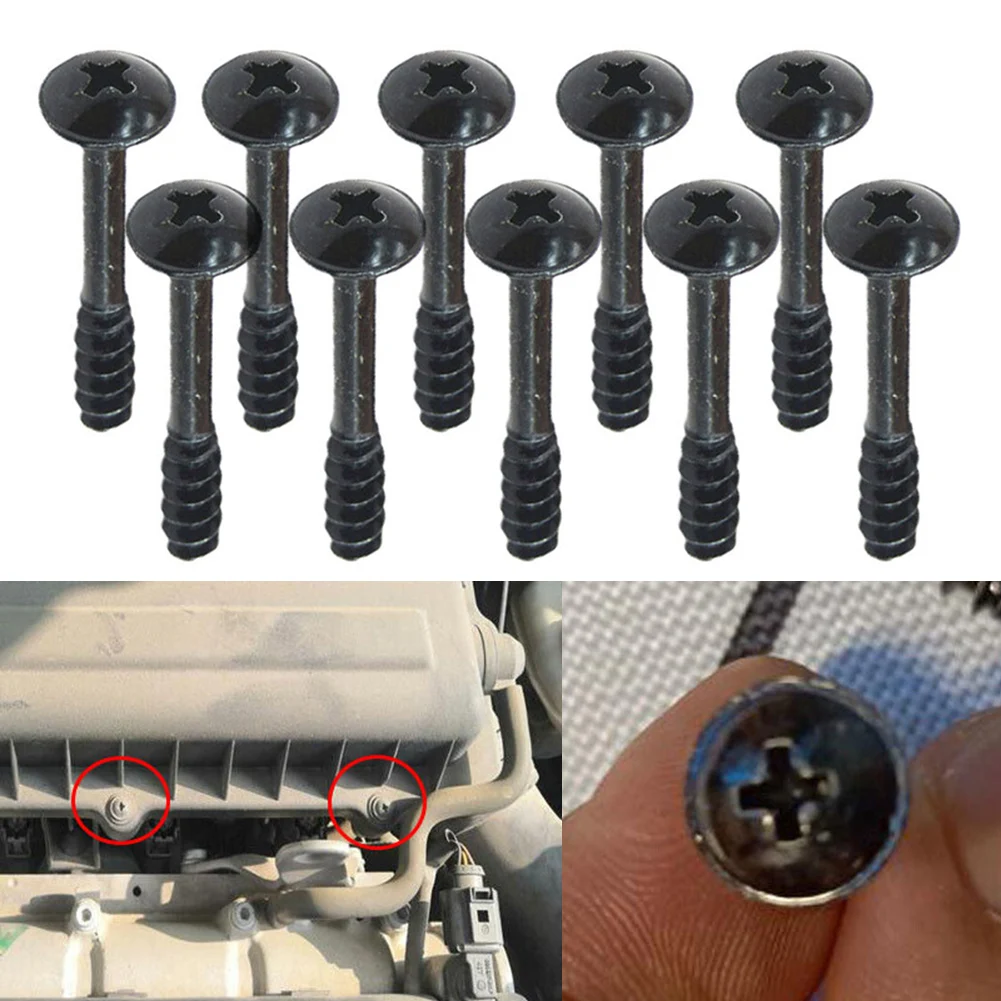 10Pcs Car Air Extra Cover Air Filter Element Bolt Air Filter Housing Screw Universal Air Filter Cleaner Box Lid Retaining Screw