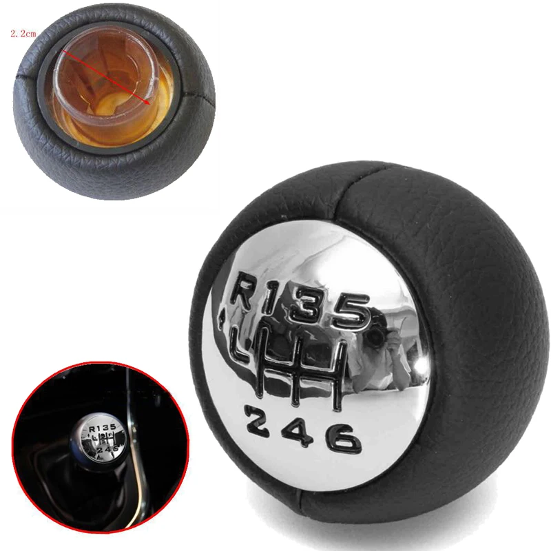 Auto Manual Gear Knob Car Gear Shift Knob 5 Speed 6 Speed Interior Parts for Peugeot 307 308 3008 407 5008 807