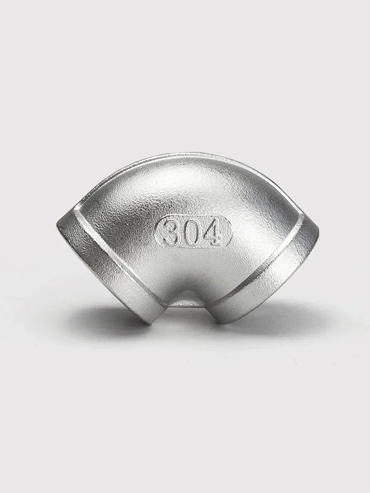 304 stainless steel Elbow 90 Female Thread Pipe Fitting Connector Water 1/8-2“
