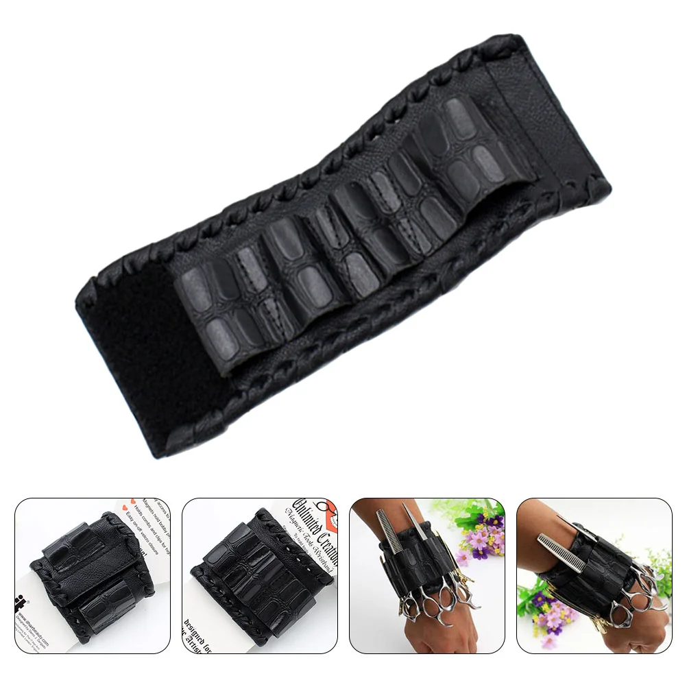 Barber Scissors Bag Hairdressing Accessories Case Things Goods for Hairdressers Kit Pocket Wrist