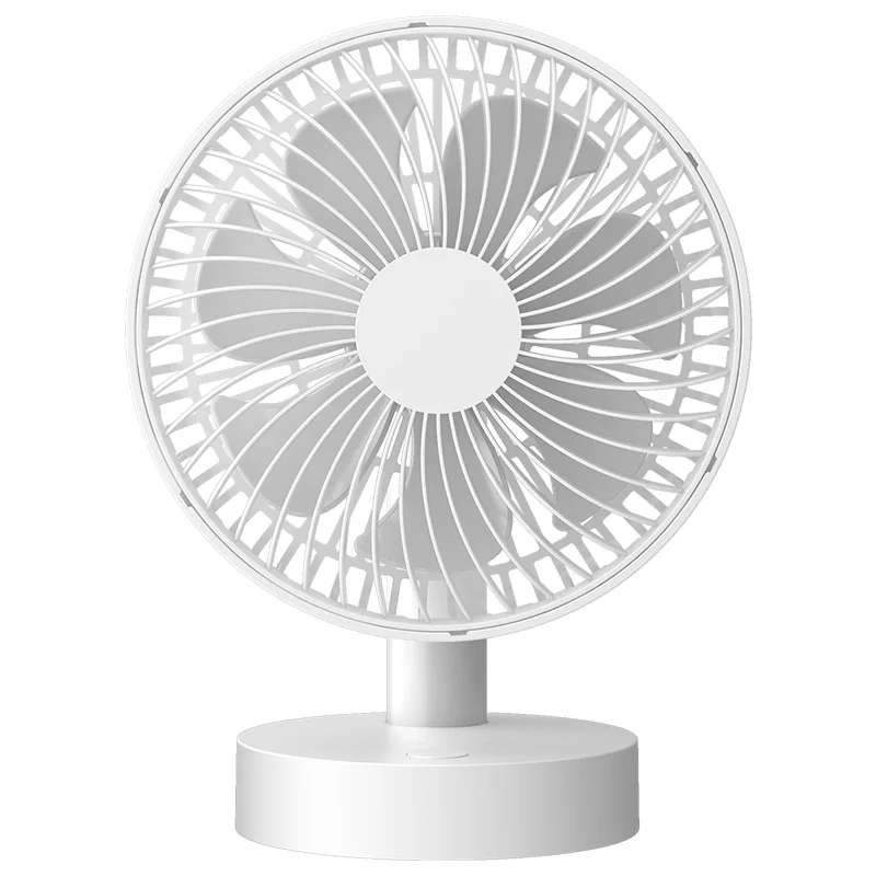 Small Fan Desktop USB Office Desktop Electric Fan Portable Student Dormitory Charging Type Home Use Relieve Summer Heat Cute