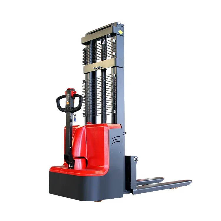 Walking electric forklift stacker 1000kg 1500kg Lifting height 3500mm electric stacker forklift