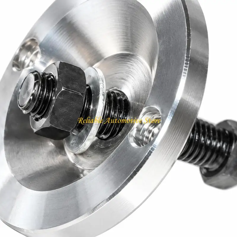 M68B Steel Bushing Positioning Cup with Central Threaded Hardware for Differential Installation, Pressing, and Automotive