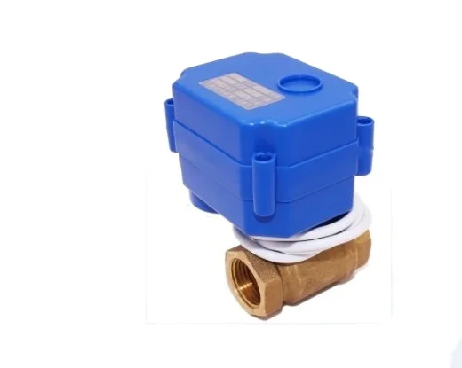 

12v Electric Water Valve Mini 2 Way DN15 DN20 DN25 DC12V Brass Electric Water Valve