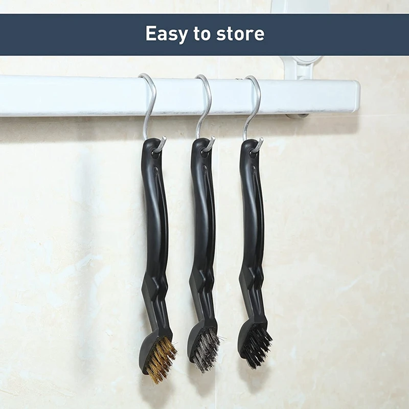 9-Piece Wire Brush Set Brush Cleaning Set Is Used To Clean Welding Slag, Rust And Dust Easy Install